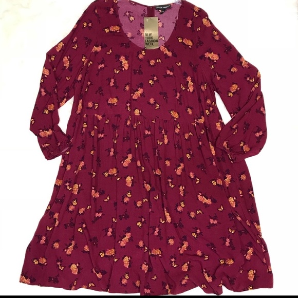 🆕💃 ⬇️ Love & Legend Floral Swing Dress •NWT•  22 - Picture 3 of 8